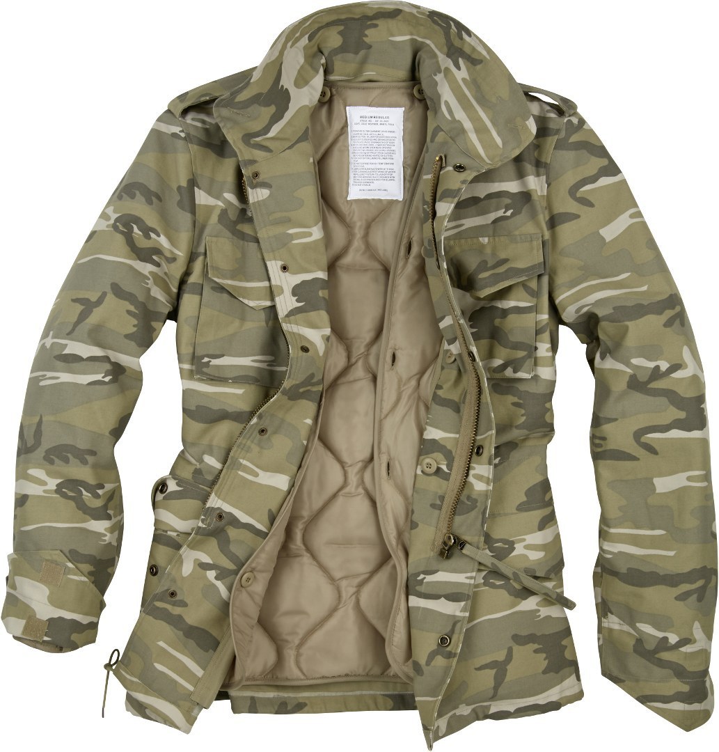 Surplus US Fieldjacket M65 Jas, veelkleurig, afmeting XL