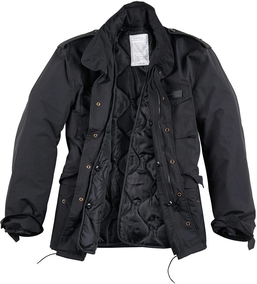 Surplus Hydro US Fieldjacket M65 Jacket, black, Size S, black, Size S