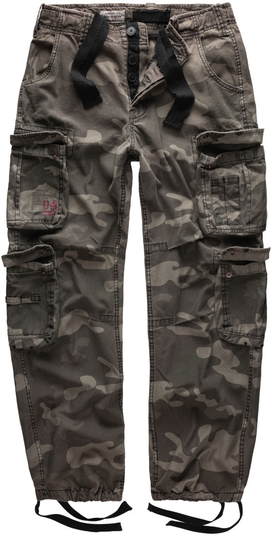 Surplus Airborne Vintage Брюки Черный камуфляжный 4XL 