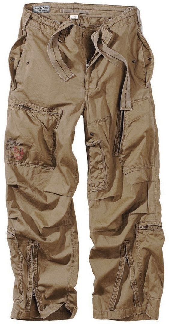 Image of Surplus Infantry Cargo Pantaloni, beige, dimensione S