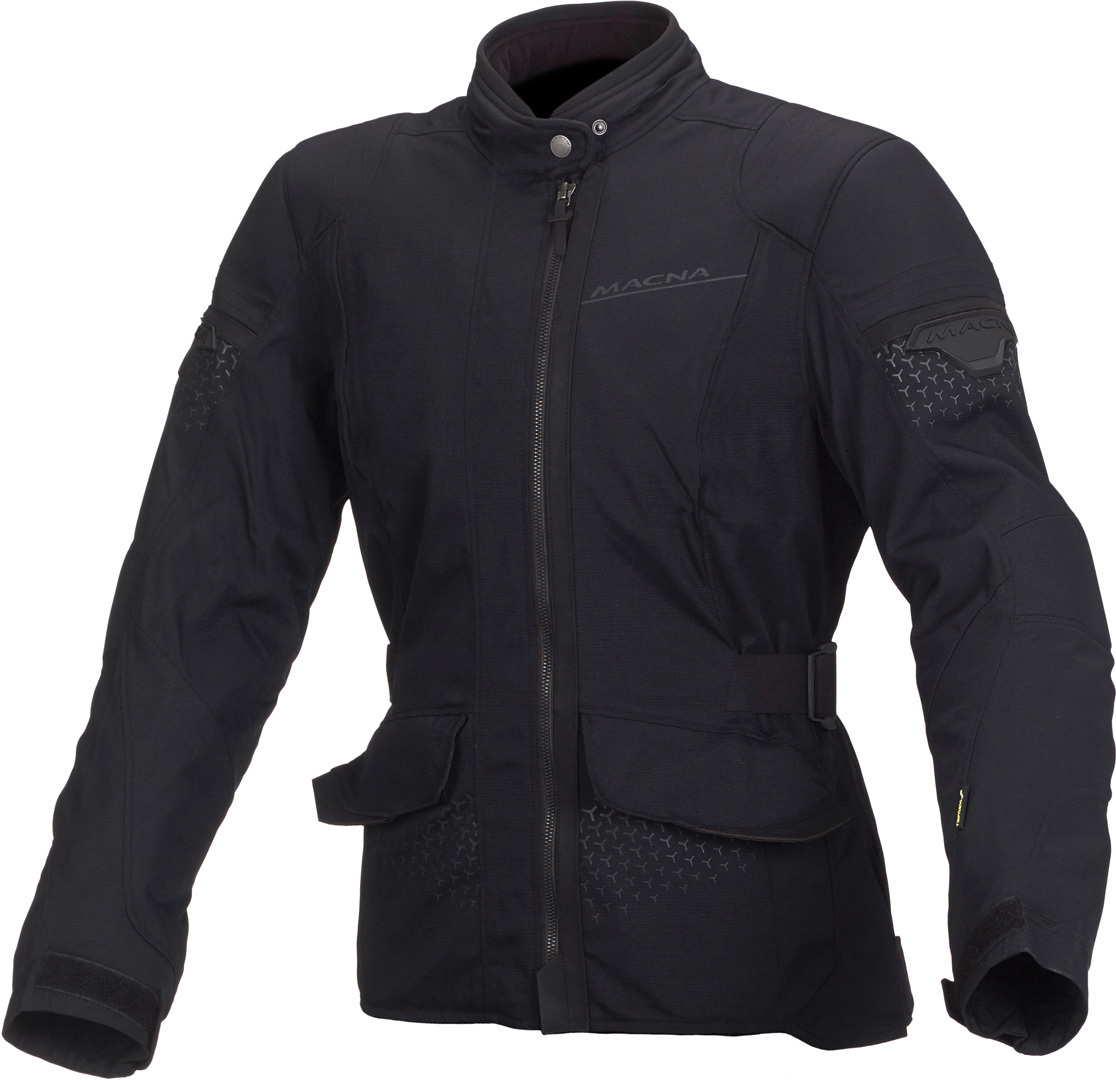 Macna Shine Ladies Textile Jacket, black, Size XL for Women, black, Size XL for Women