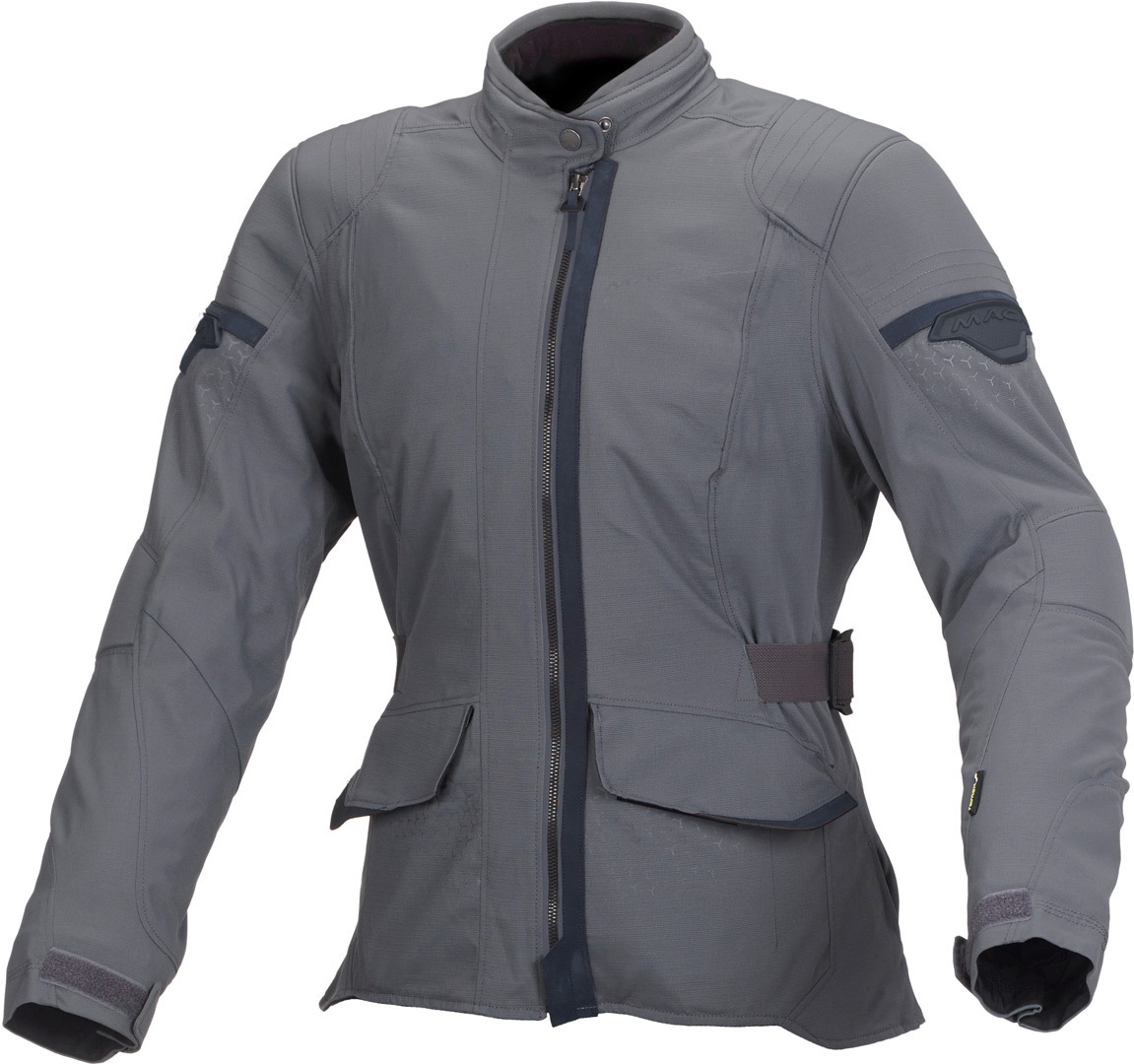 Macna Shine Ladies Textile Jacket, grey, Size XS for Women, grey, Size XS for Women