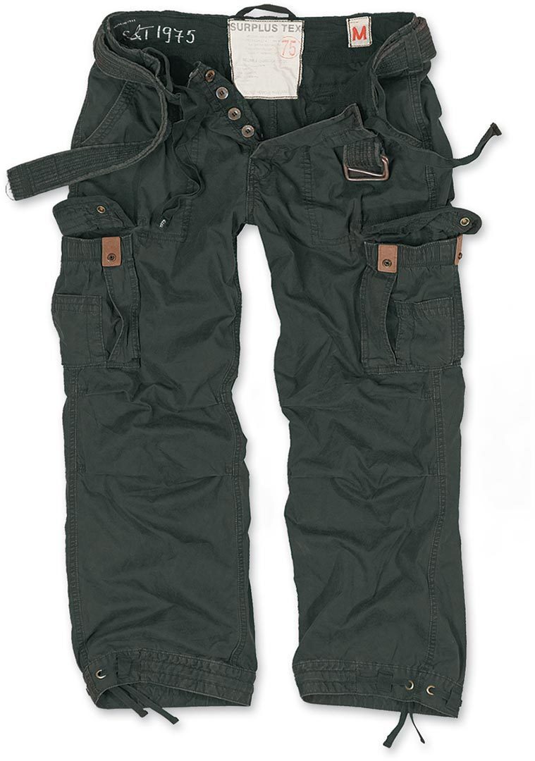 Surplus Premium Vintage Pants, black, Size M, black, Size M