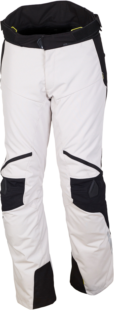 Macna Iron Motorcycle Textile Pants, black-white, Size L, black-white, Size L