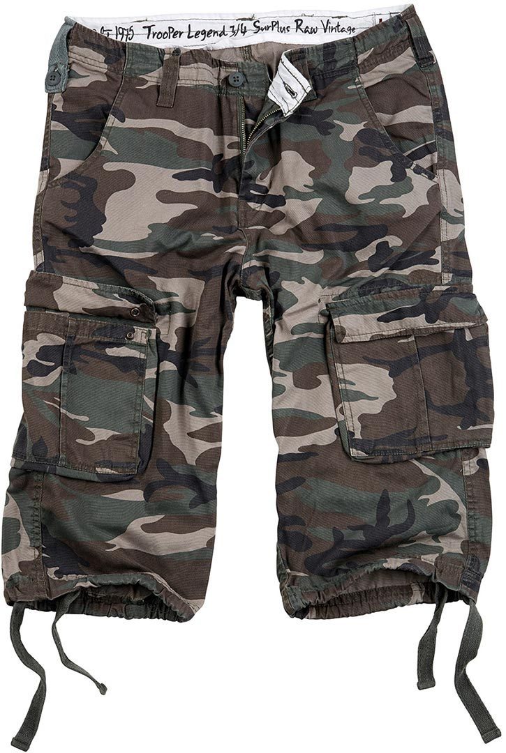 Surplus Trooper Legend 3/4 Shorts, green, Size S, green, Size S