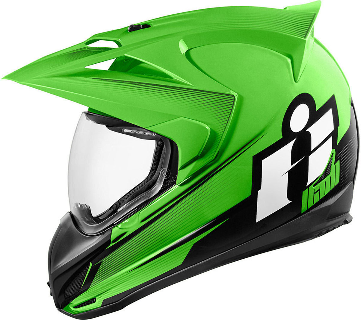 Icon Variant Double Stack Helmet, green, Size XS, green, Size XS