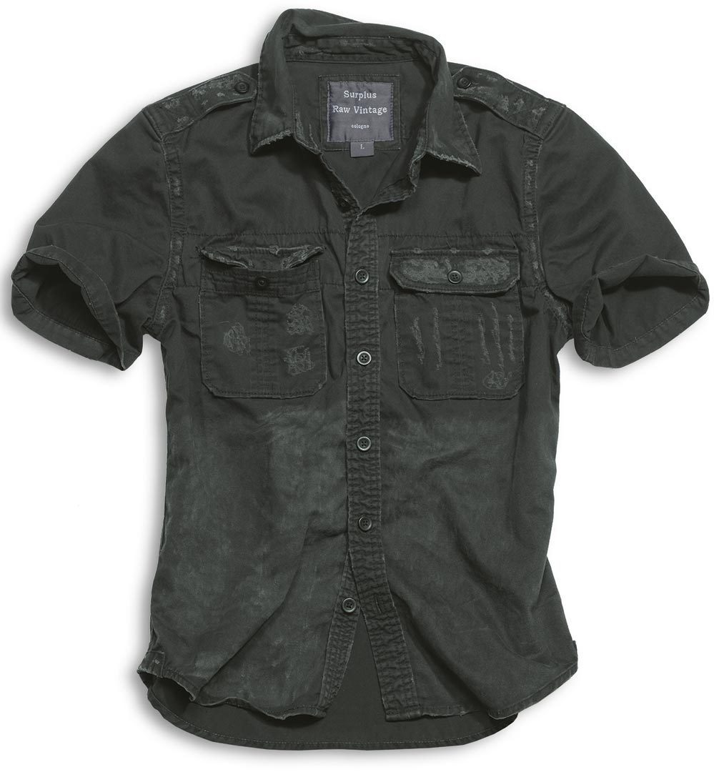 Surplus Raw Vintage 1/2 Shirt, black, Size S, black, Size S