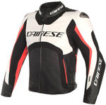 Dainese Misano D-Air Airbag Chaqueta de cuero de motocicleta