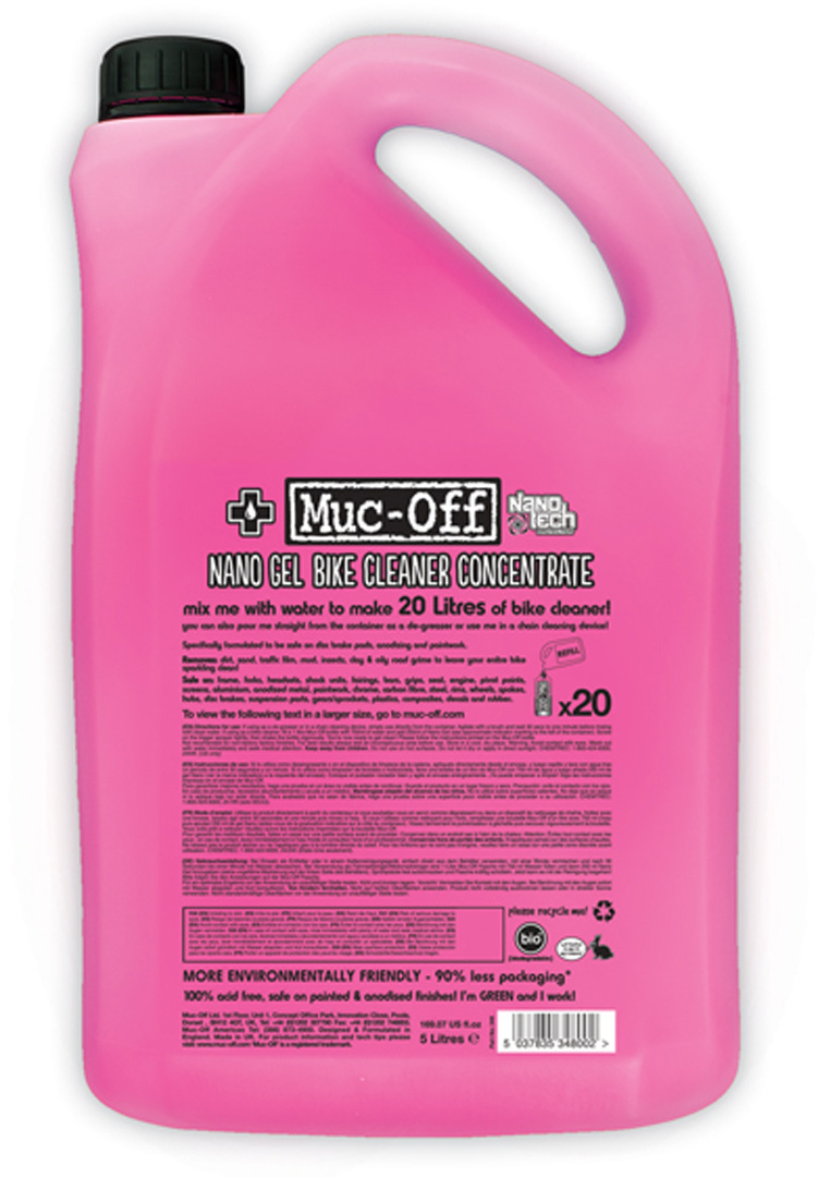 Muc-Off Nano Gel 5L Motorcycle & Bicycle Cleaner for Men-image-544534678