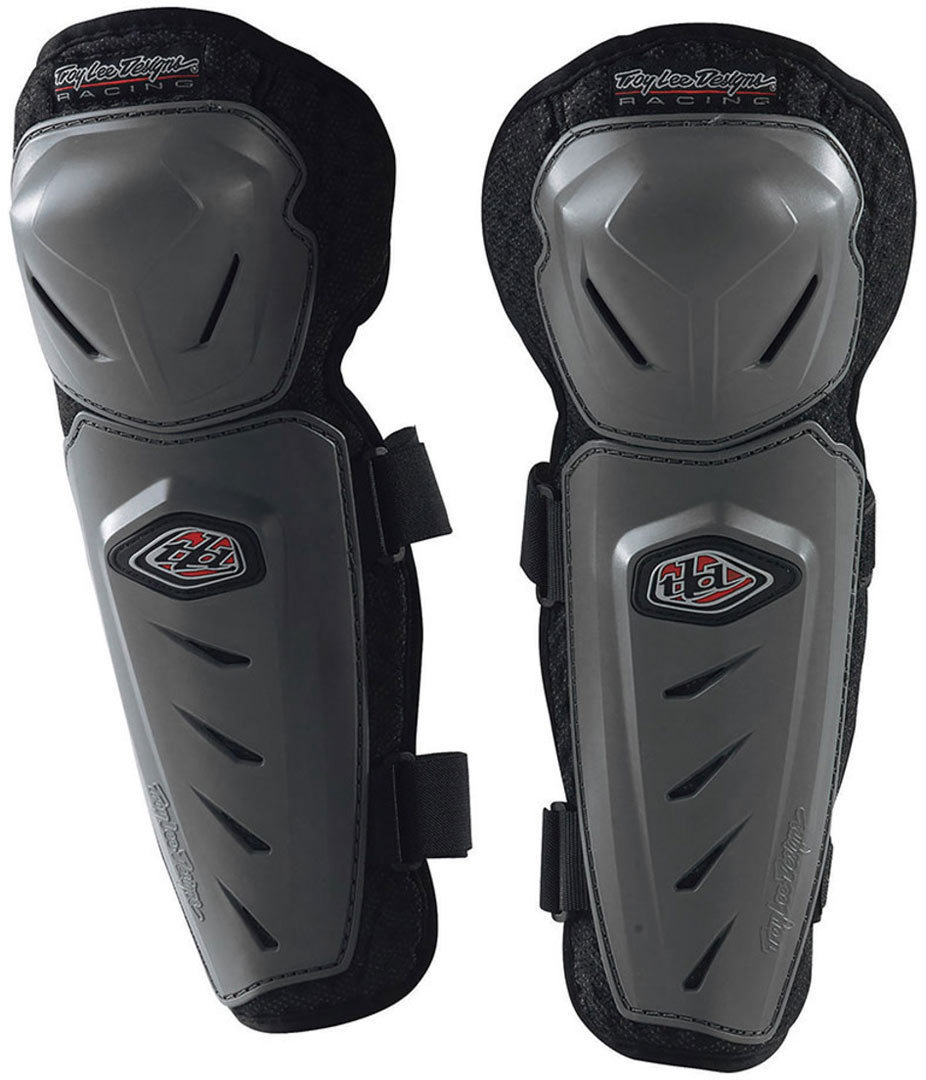 Troy Lee Designs Youth Knee Guards, black-grey, black-grey, Size One Size