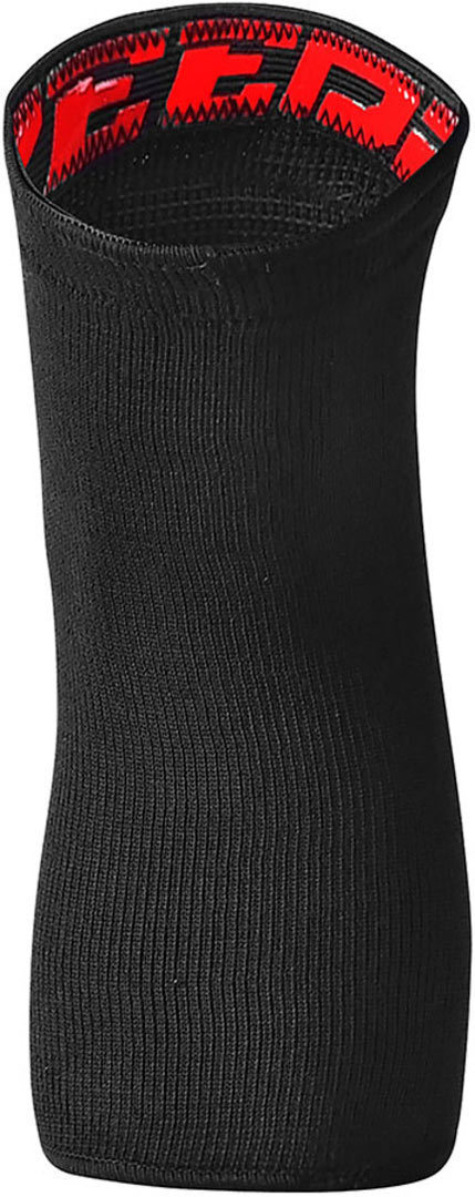 Side view of Troy Lee Designs Speed Youth Knee Sleeves, black-grey, Size L