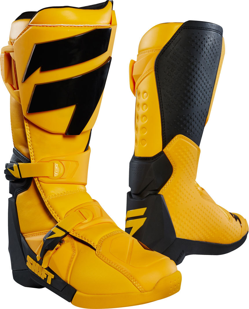 Shift WHIT3 Motocross Boots, yellow, Size 47 48, yellow, Size 47 48