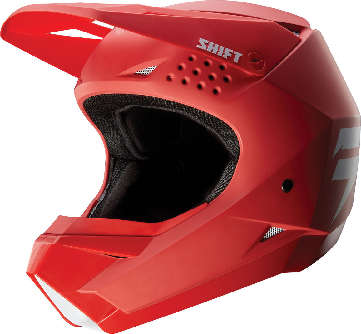 Shift WHIT3 Motocross Helmet, red, Size XS, red, Size XS