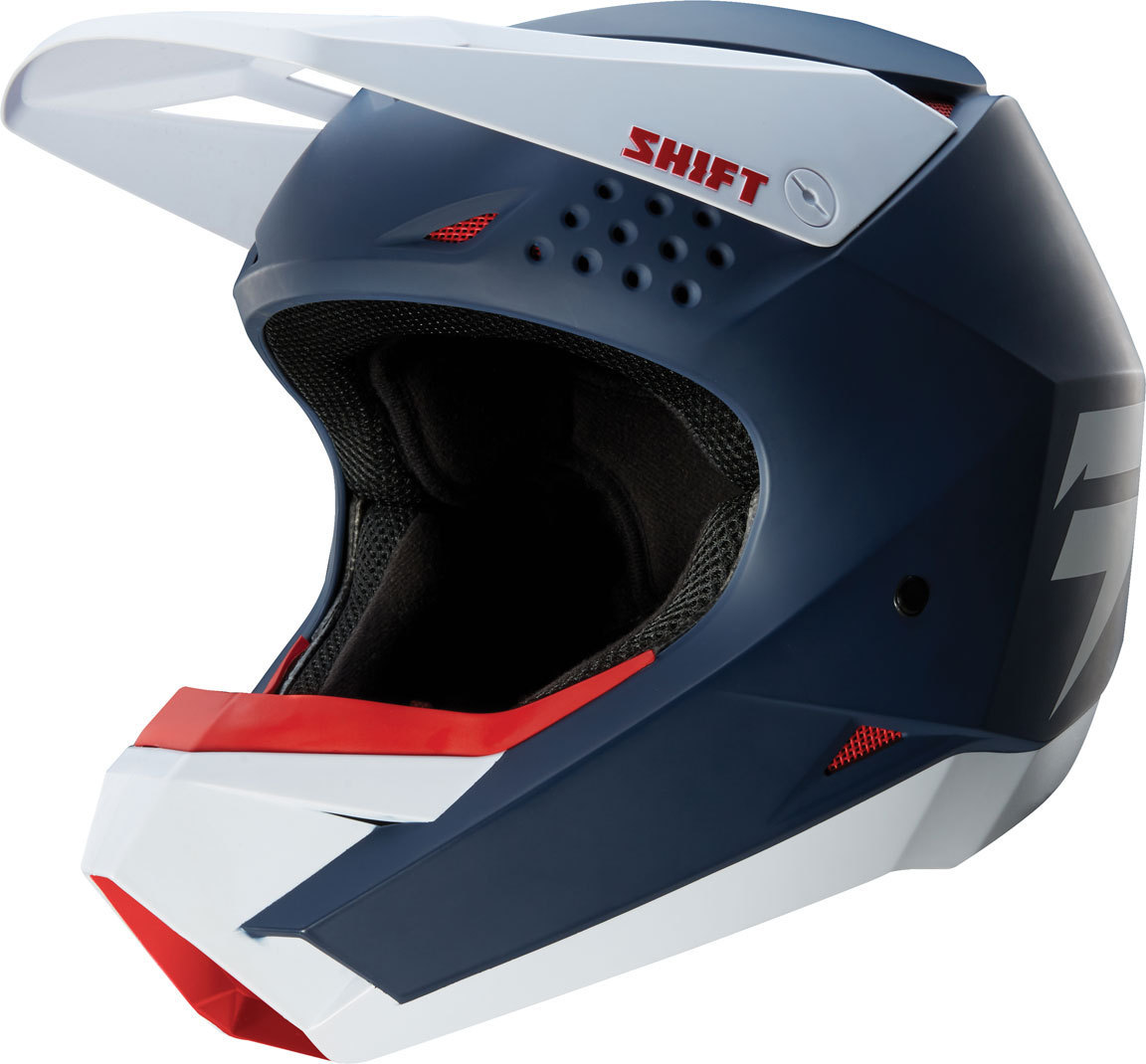 Shift WHIT3 Motocross Helmet, blue, Size XS, blue, Size XS