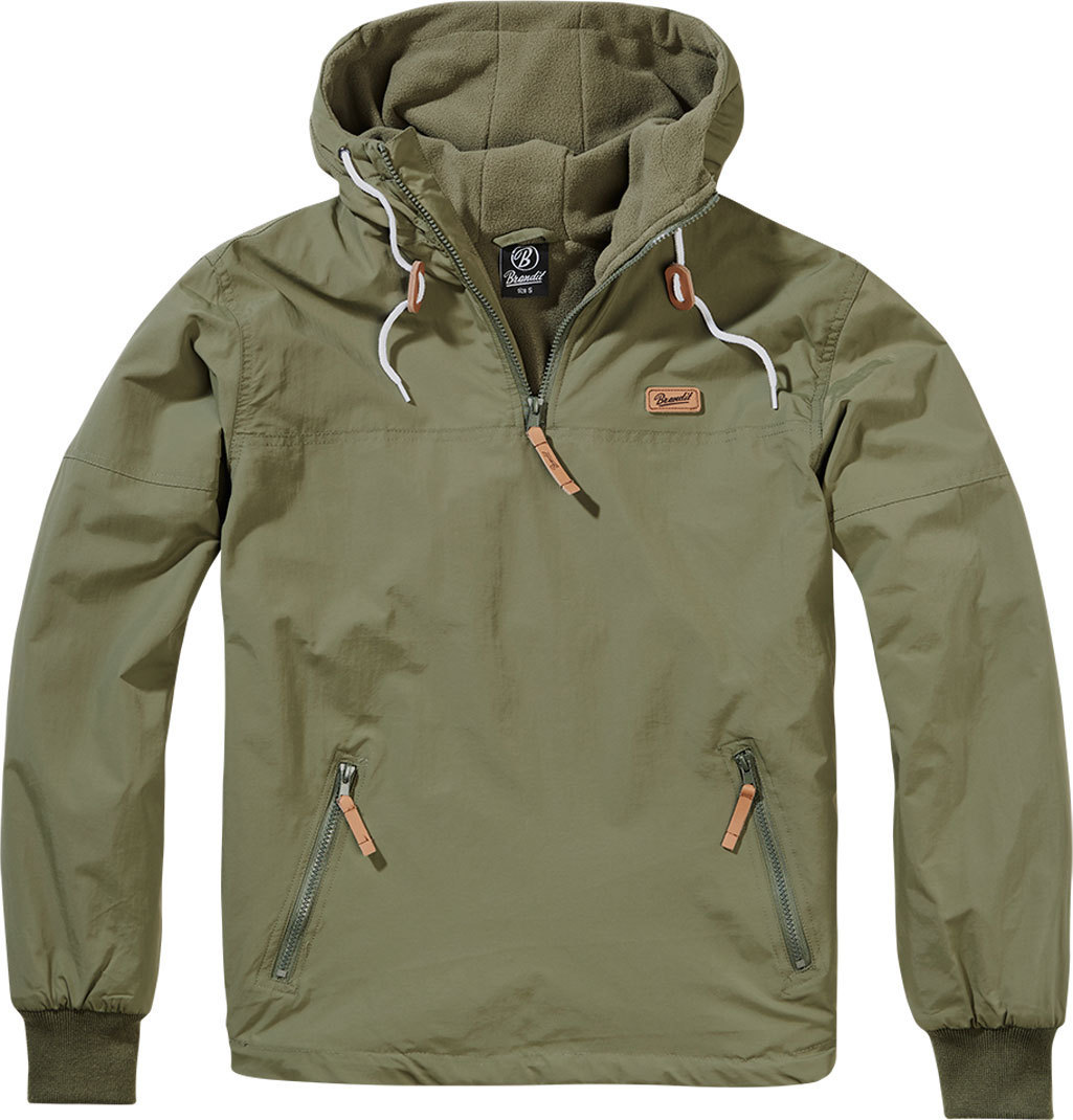 Brandit Luke Windbreaker Jacket, green, Size M, green, Size M