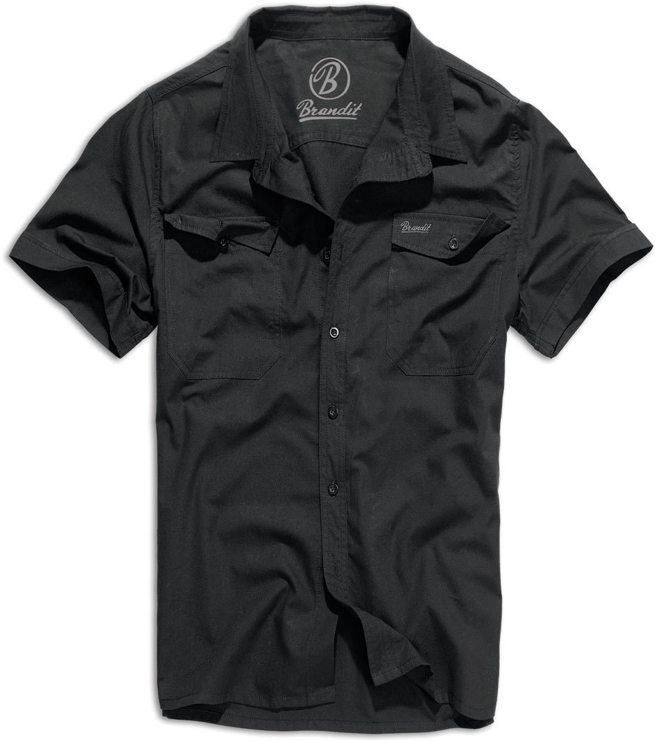 Brandit Roadstar Shirt, black, Size S, black, Size S