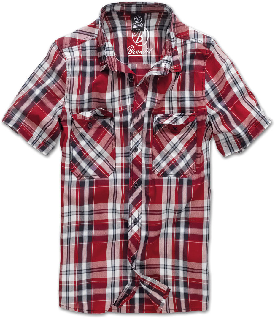 Brandit Roadstar Shirt, red, Size S, red, Size S