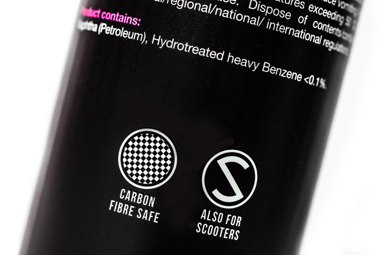 Side view of Muc-Off Speed Polishing Spray for Men
