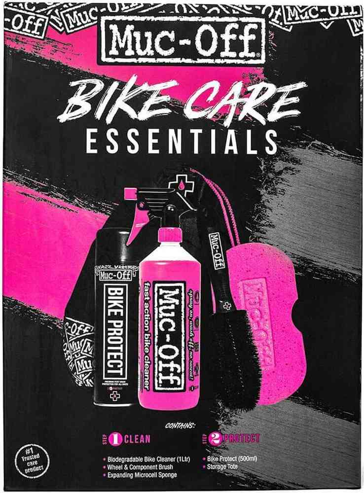 Muc-Off Care Bike Essentials Kit Boîte de nettoyage - meilleurs prix ▷ FC- Moto