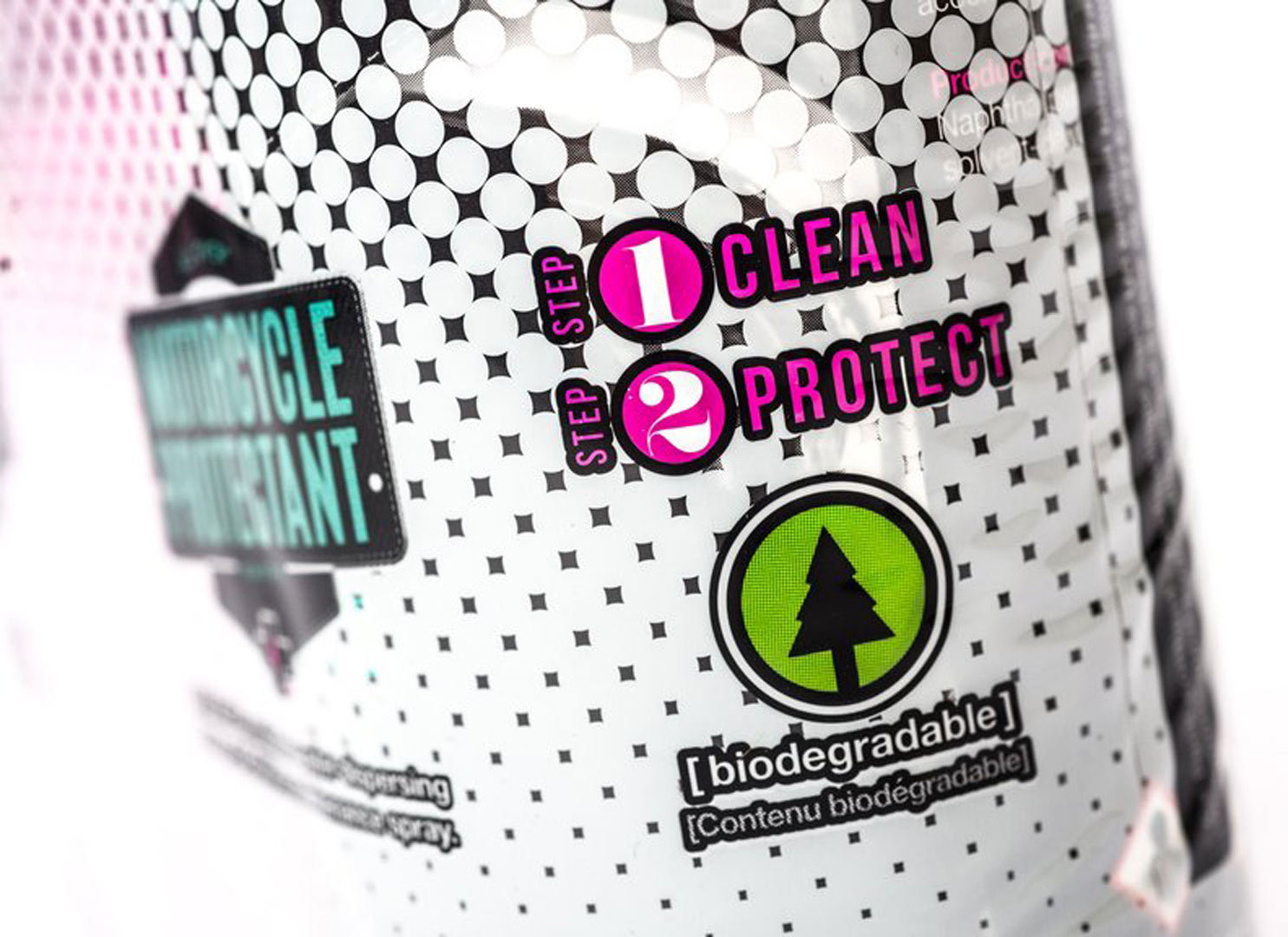 Side view of Muc-Off Motorcycle Duo Care Cleaning Box for Men
