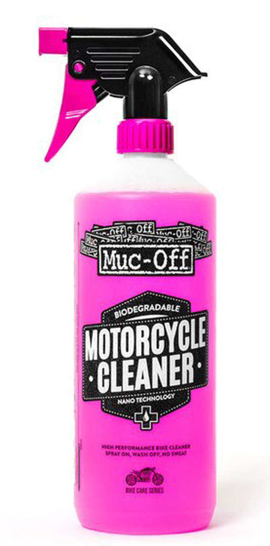 Side view of Muc-Off Motorcycle Duo Care Cleaning Box for Men