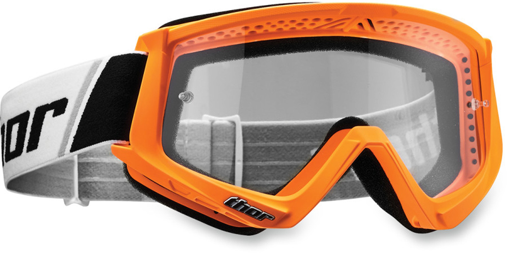 Thor Combat Motocross Goggles, orange, orange, Size One Size