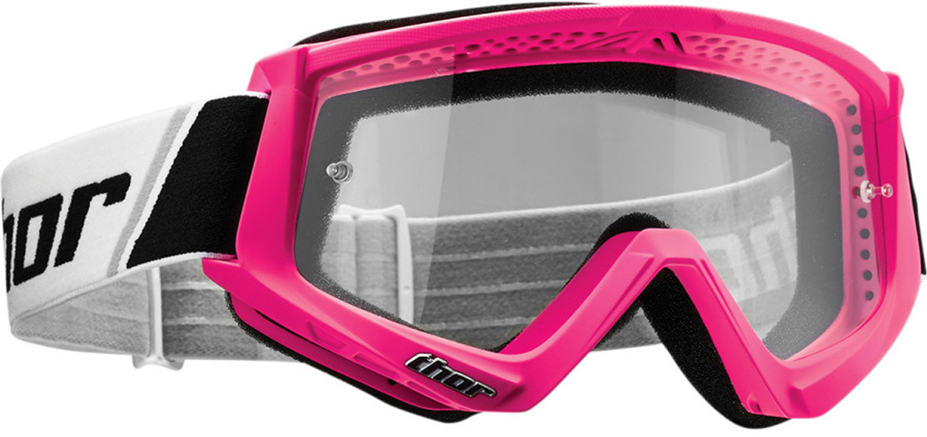 Thor Combat Motocross Goggles, pink, pink, Size One Size