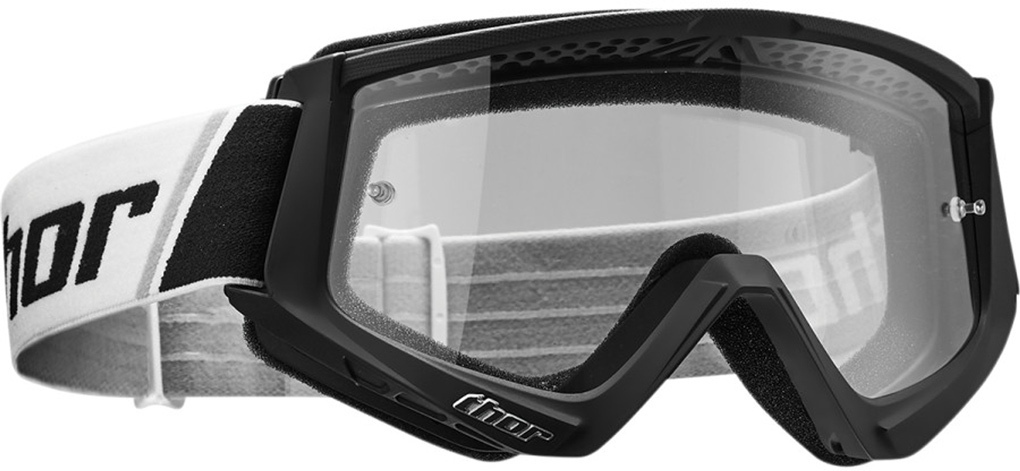 Thor Combat Motocross Goggles, black, black, Size One Size