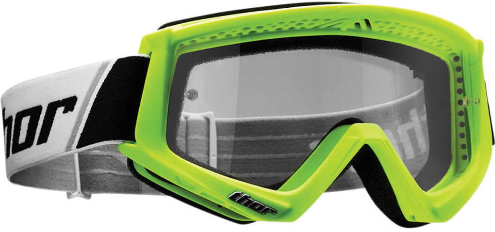 Thor Combat Motocross Goggles, green, green, Size One Size