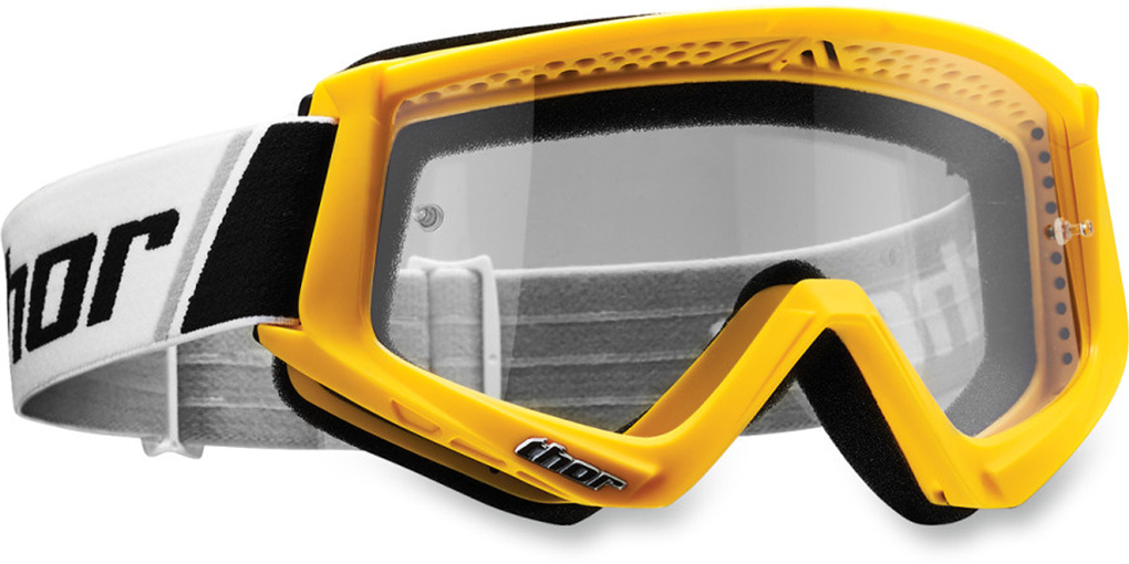 Thor Combat Motocross Goggles, yellow, yellow, Size One Size