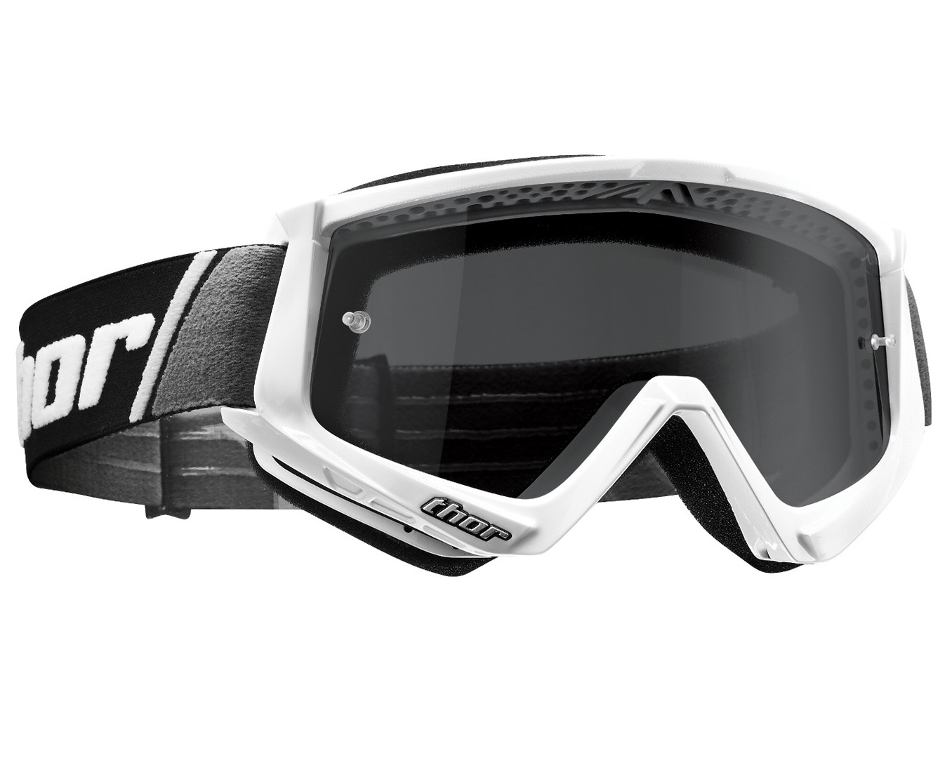 Thor Combat Sand Motocross Goggles, black-white, black-white, Size One Size