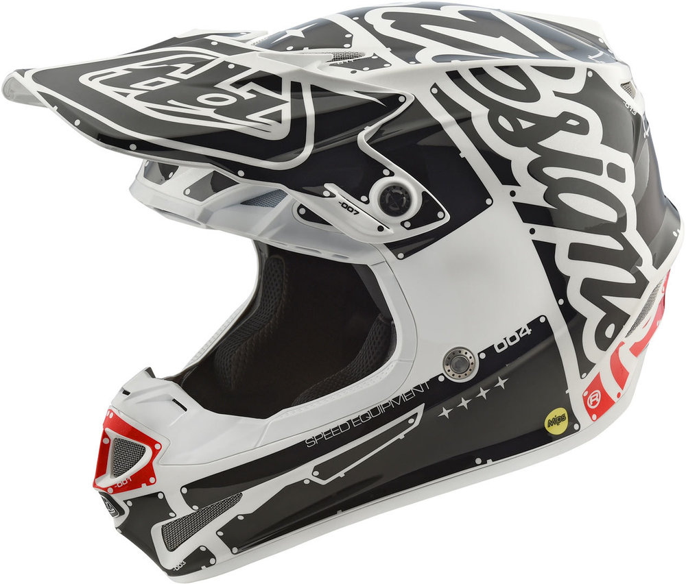 Troy Lee Designs SE4 PA Factory 青年摩托越野頭盔。