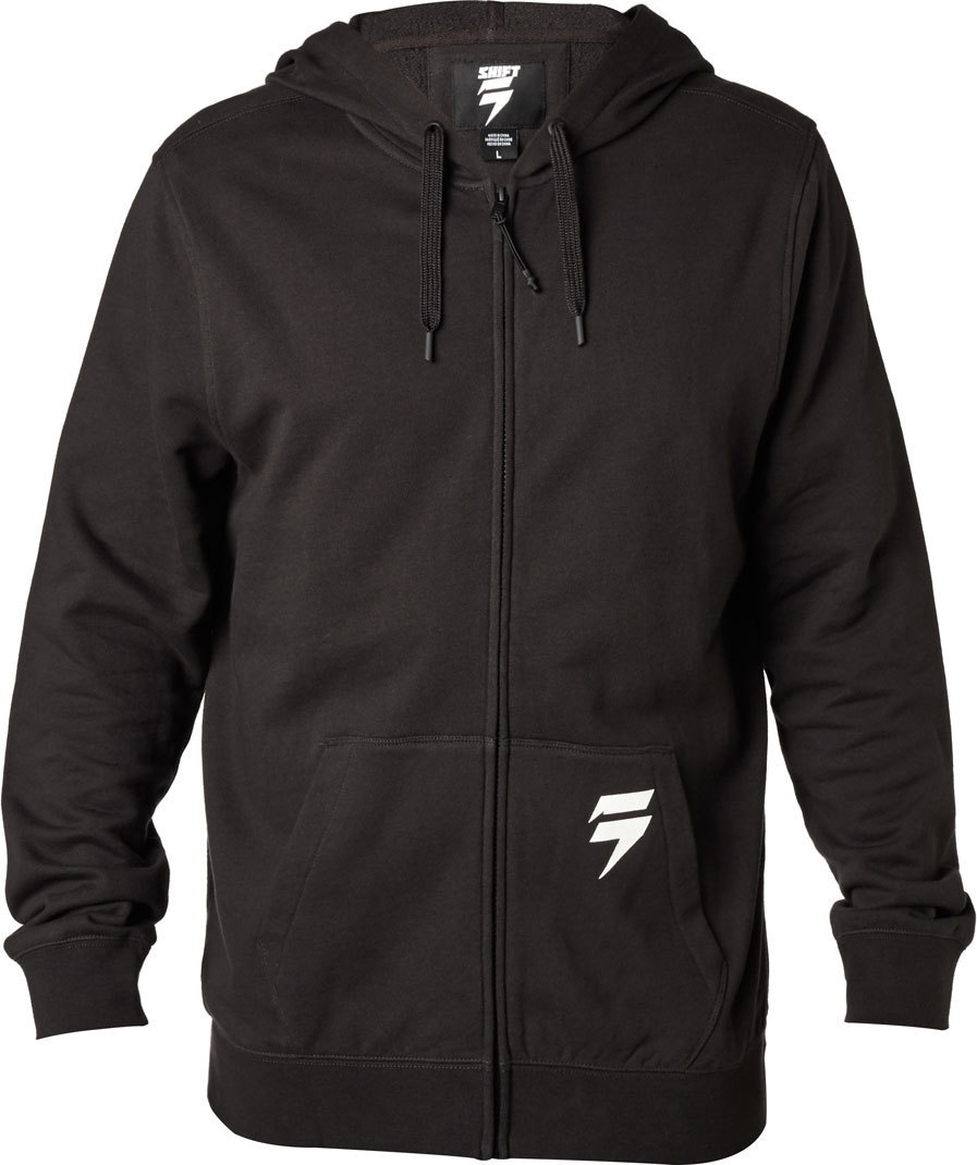 Shift Blue Label Zip Hoodie, schwarz, Größe S, schwarz, Größe S