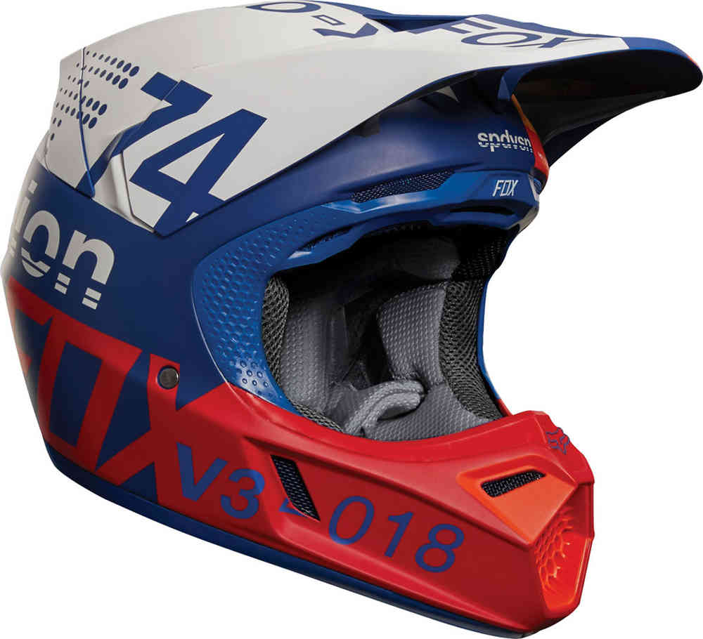 FOX V3 Draftr MX Helmet buy cheap FC Moto