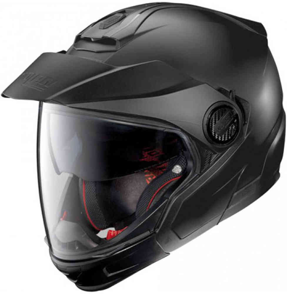 Nolan N40-5 Classic N-Com Open Face Motorcycle Helmet Jet Scooter Black White