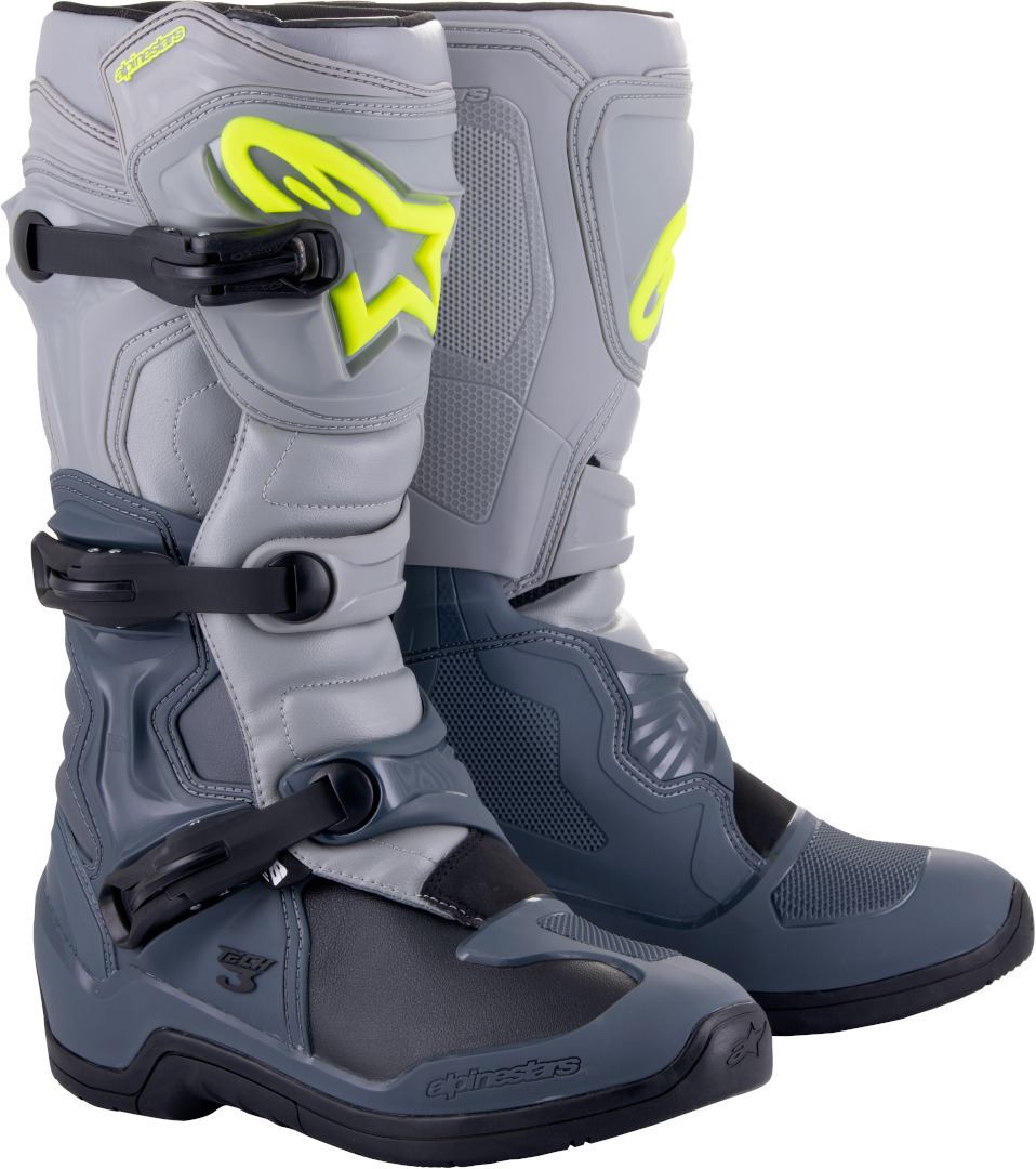 Alpinestars Tech 3 Мотокросс сапоги Светло-серый/Темно-серый 9 (43) 