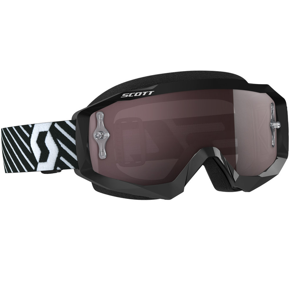 Scott Hustle MX Motocross briller Chrome