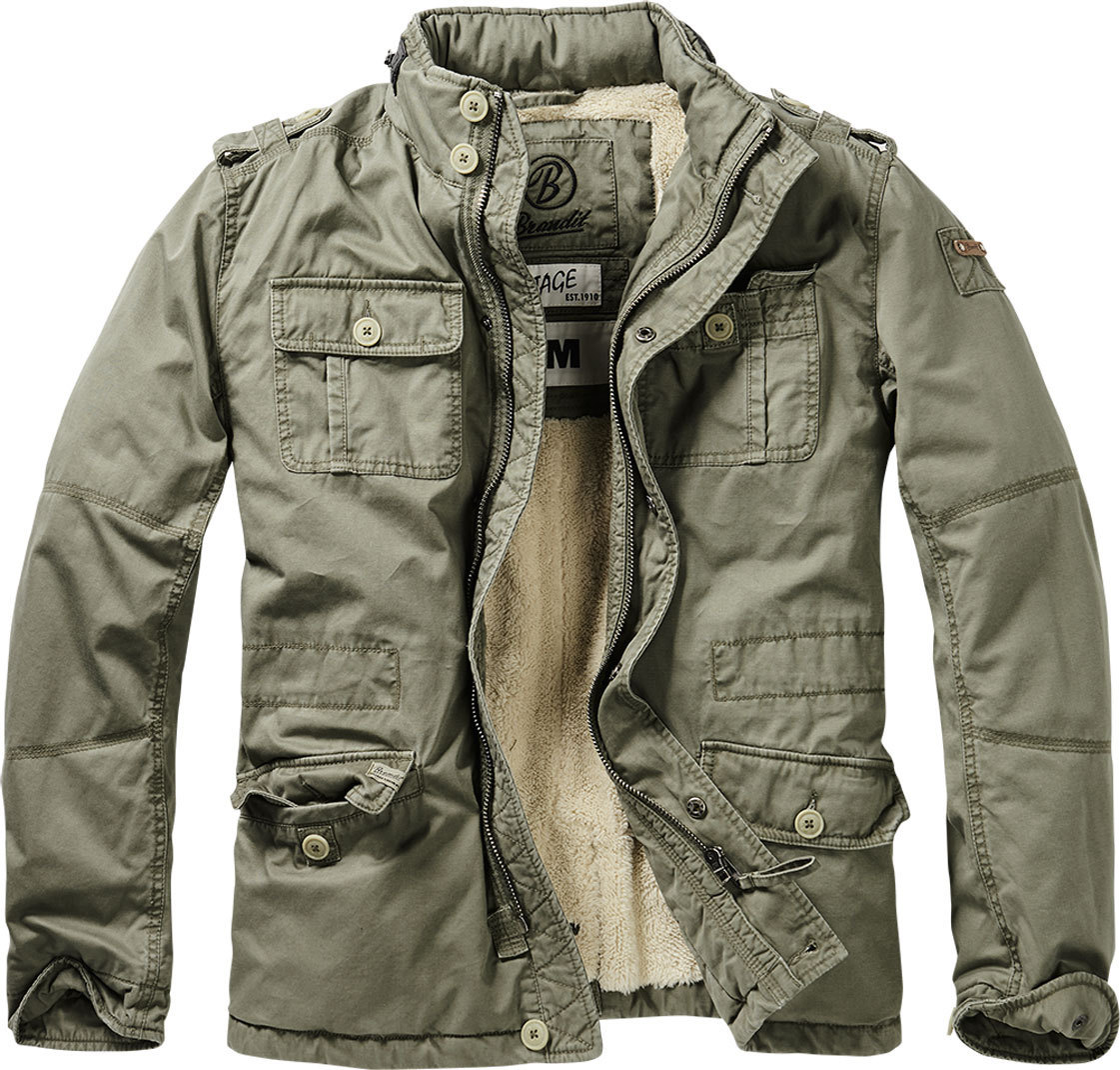 Brandit Britannia Winter Jacket, green, Size S, green, Size S