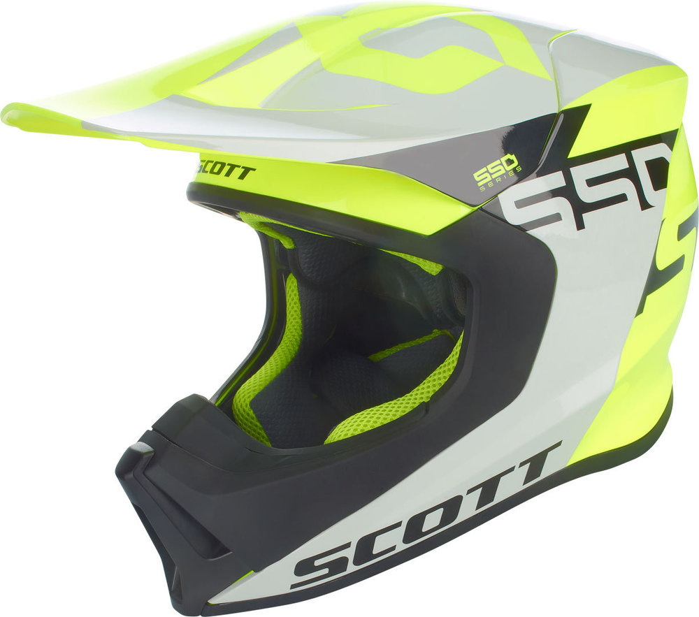 Scott 550 Woodblock ECE Motocross Helmet