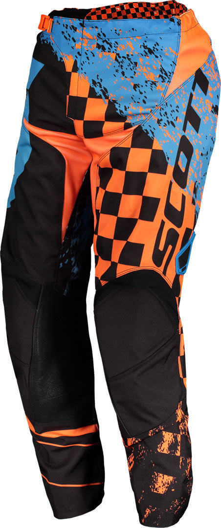 Image of Scott 350 Track Bambini Motocross pantaloni 2018, nero-arancione, dimensione 26