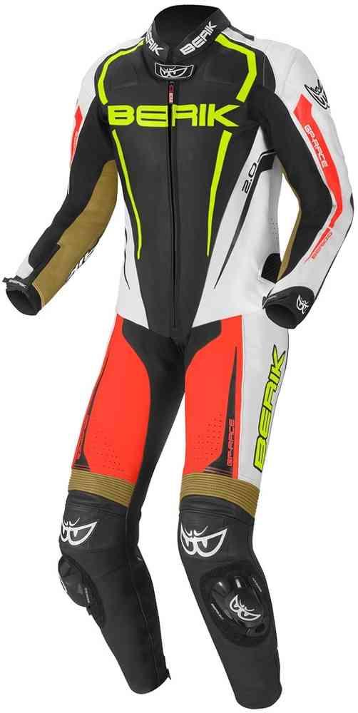 Berik Race-X Один кусок мотоцикл кожаный костюм