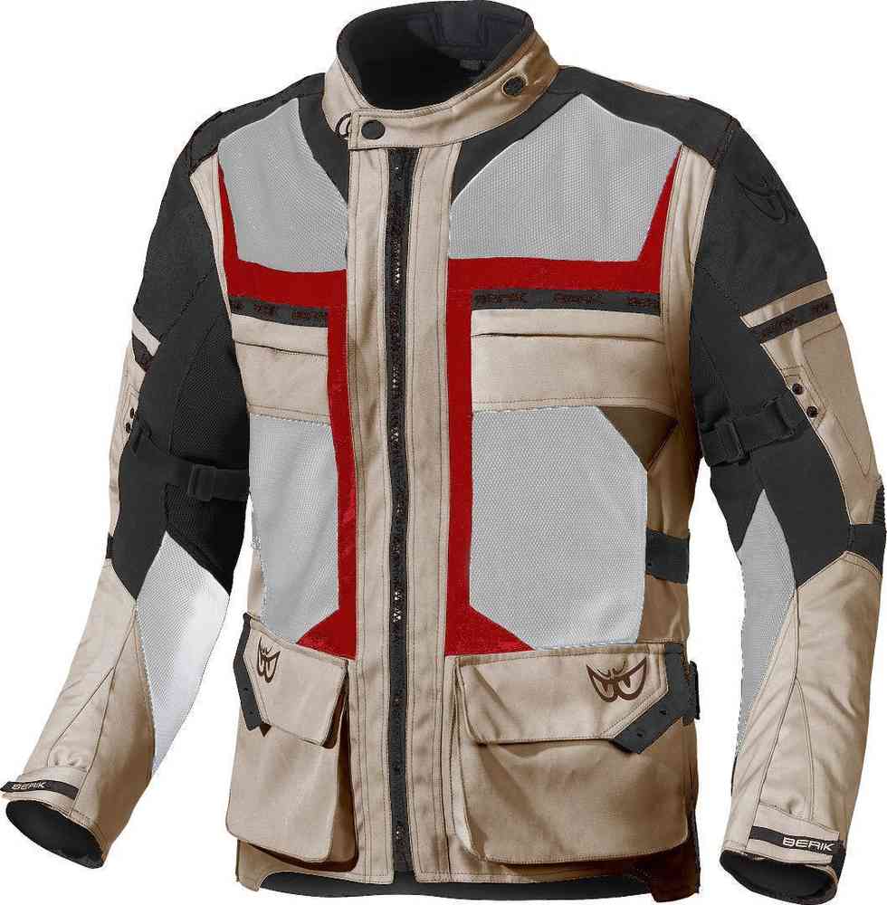 Berik Tour-X Chaqueta textil impermeable para motocicletas