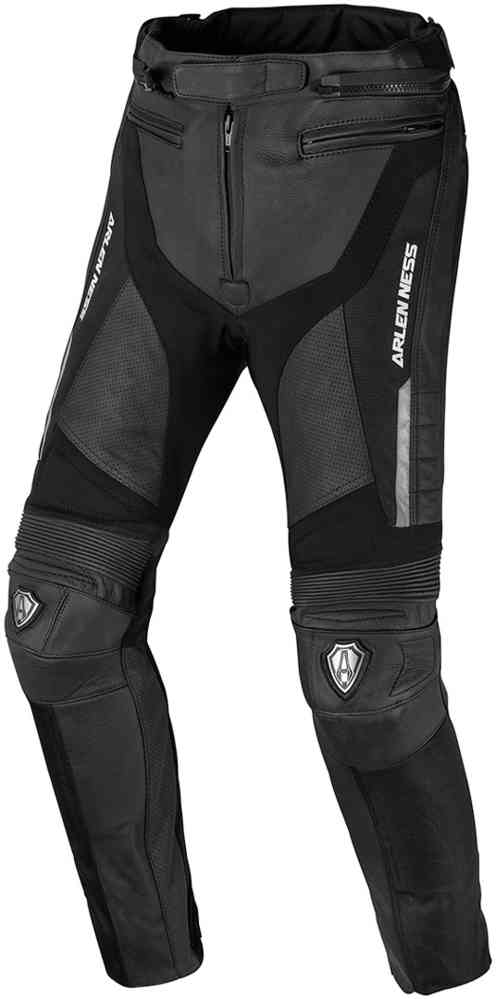 Arlen Ness Zero Pantalones de cuero/textil de moto impermeables