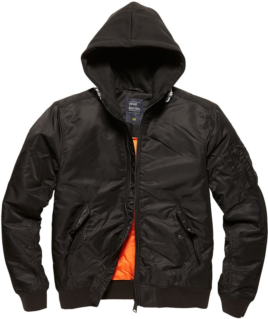 Vintage Industries Westend Jacket, black, Size M, black, Size M
