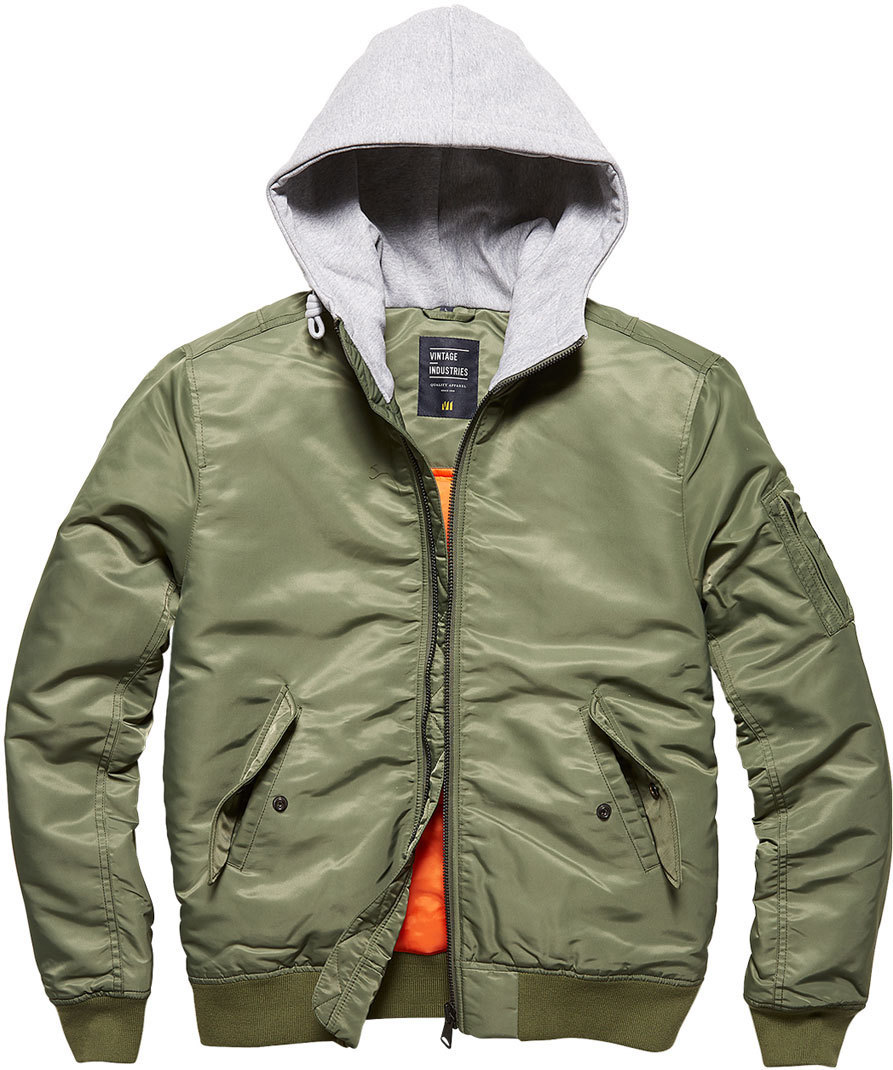 Vintage Industries Westend Jacket, green, Size S, green, Size S