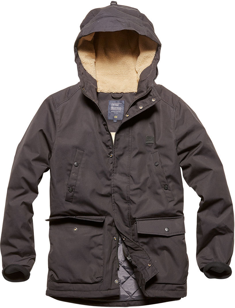 Vintage Industries Skinner Jacket, black, Size S, black, Size S