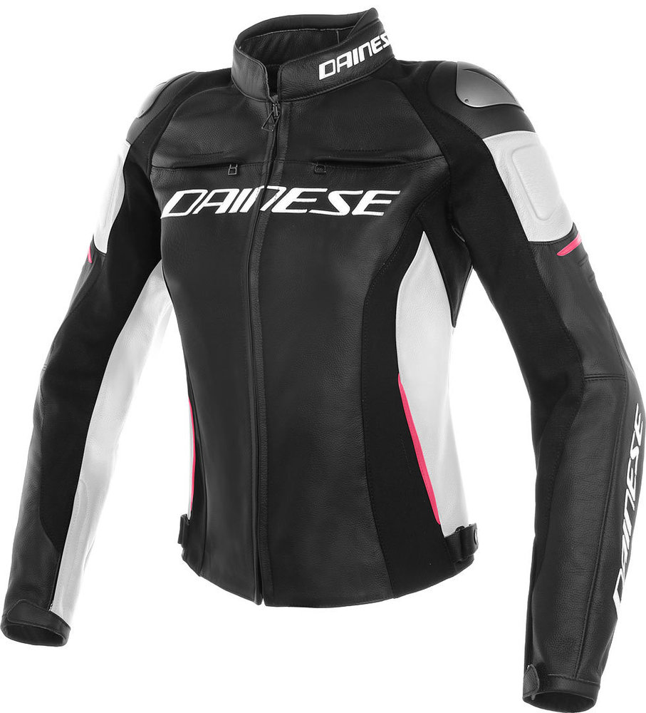 Dainese Racing 3 Damas chaqueta de cuero de la motocicleta