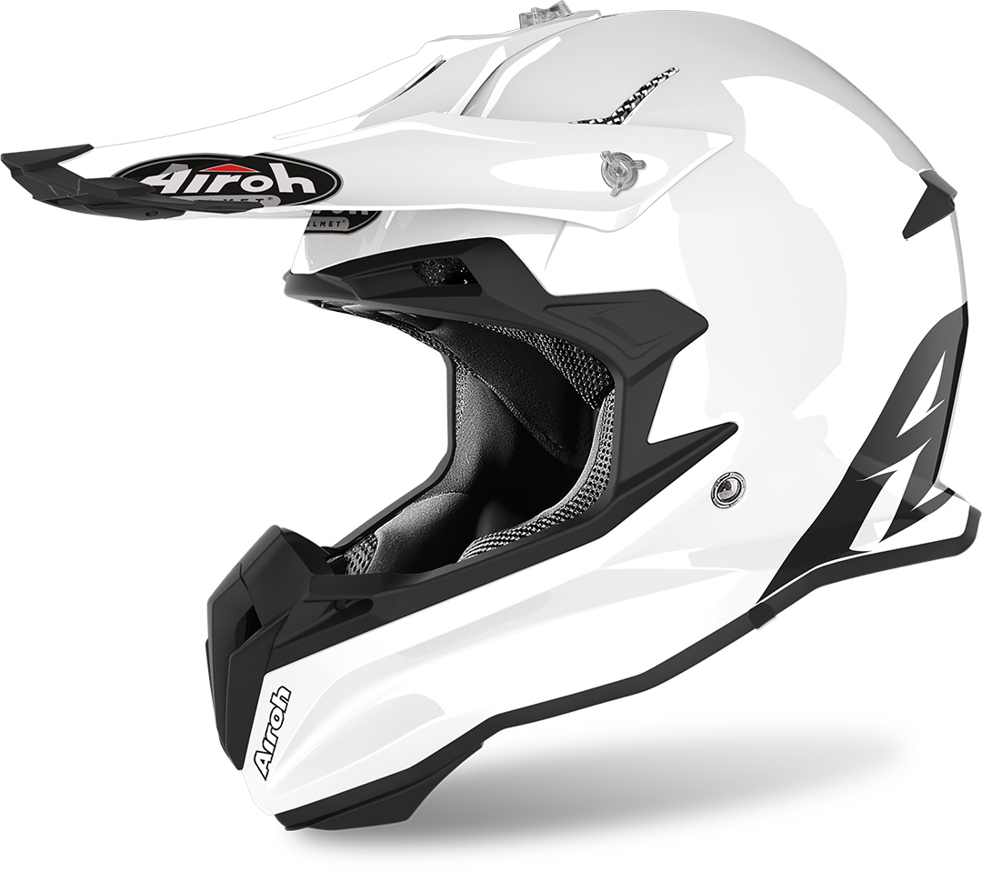 Image of Airoh Terminator Open Vision Motocross casco bianco, bianco, dimensione XS