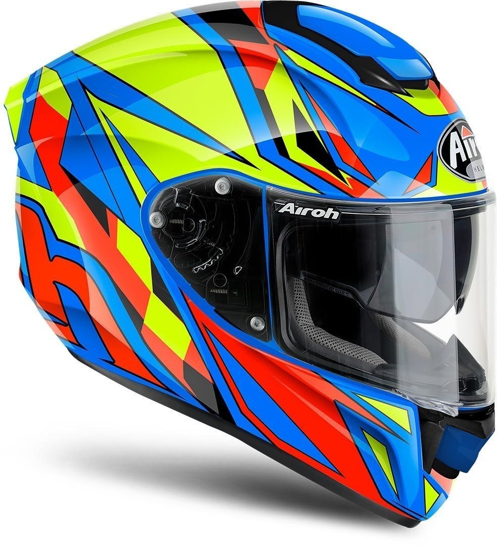 Airoh ST 501 Thunder Helm, rot-blau, Größe 2XL, rot-blau, Größe 2XL