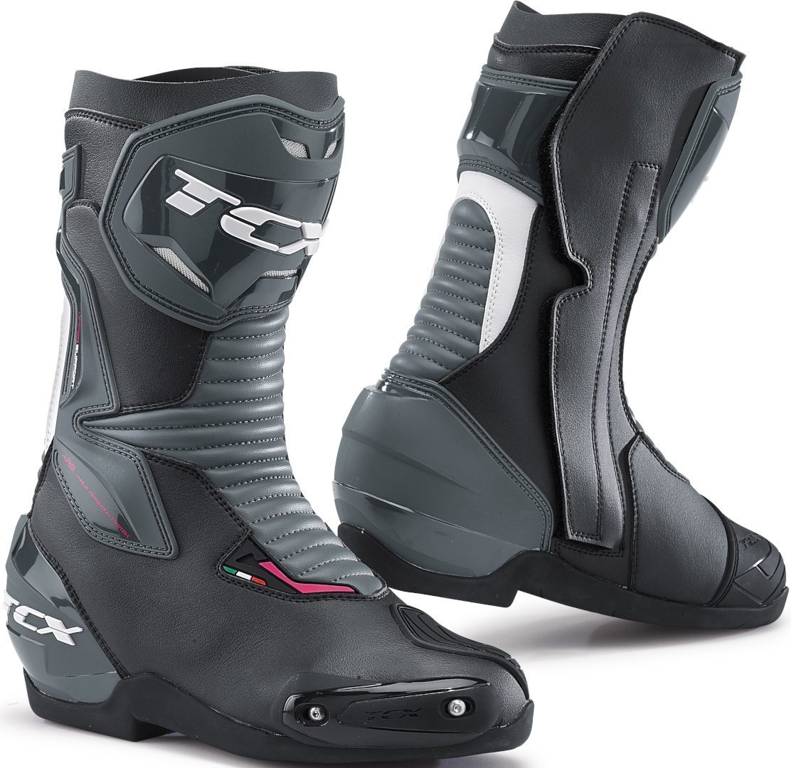 TCX SP-Master Ladies Motorcycle Boots, black-white, Size 36 for Women, black-white, Size 36 for Women